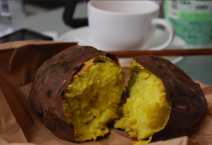 sweet potato from the sweet potato truck